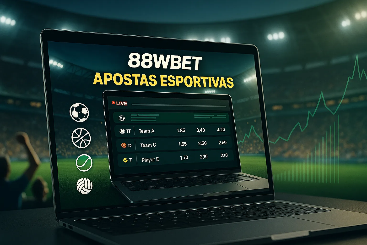 Aposte em apostas esportivas no cassino online 88WBET