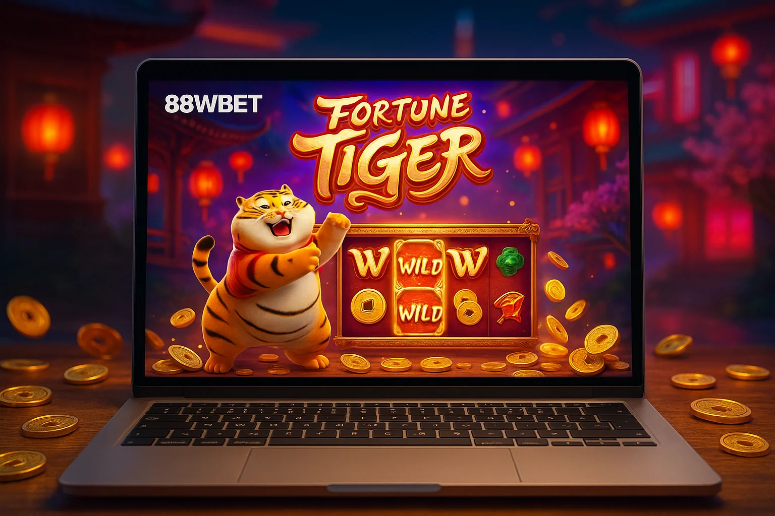 Fortune Tiger é um jogo imperdível no 88WBET Casino
