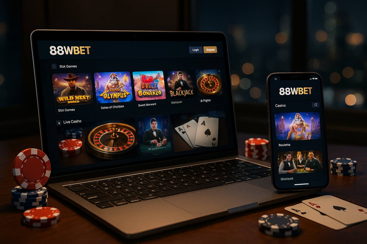 
                                Cassino Online 88WBET
                                