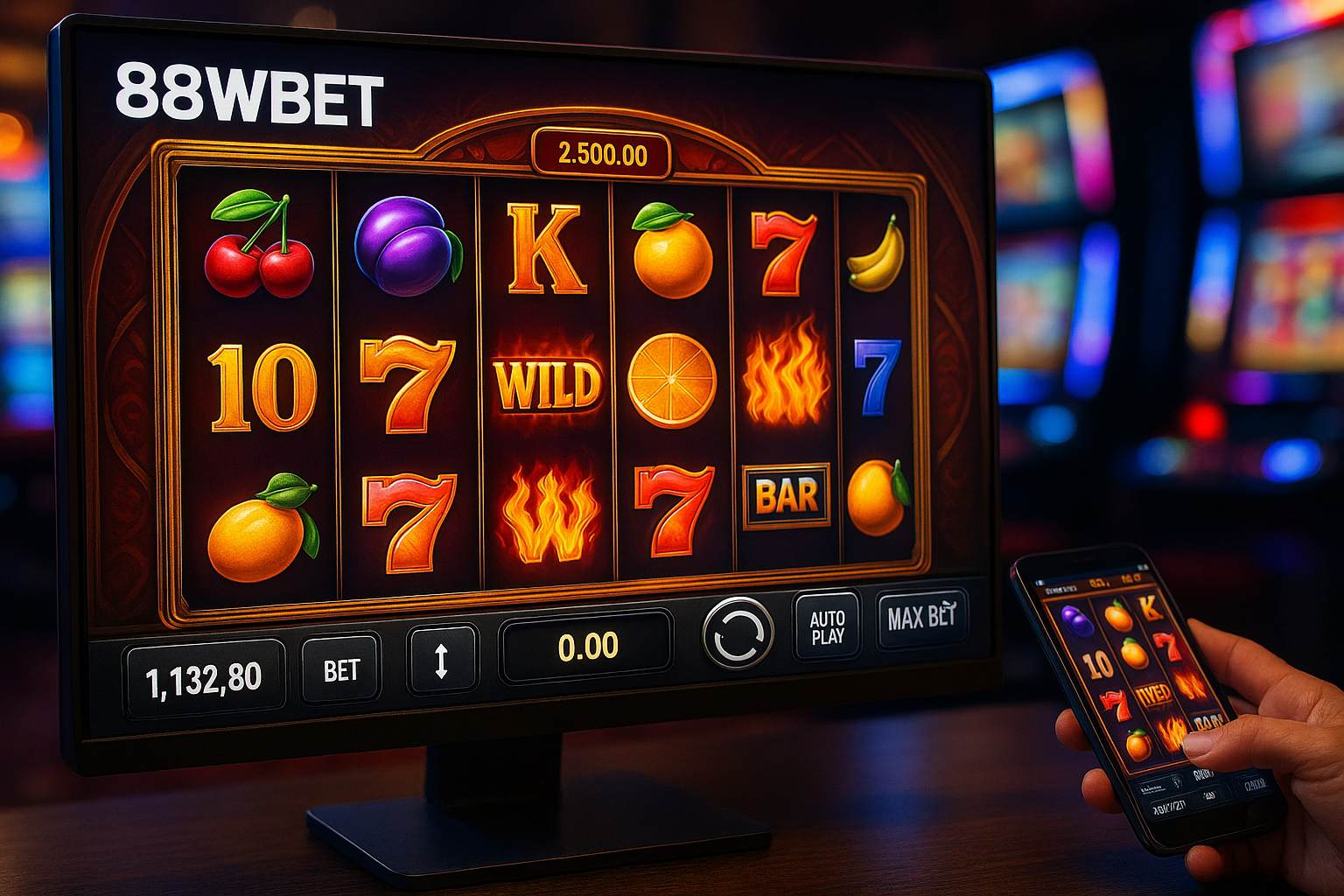 Jogos de Slot no Casino Online 88WBET